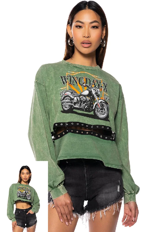 WILD RIDE LONG SLEEVE GRAPHIC TSHIRT