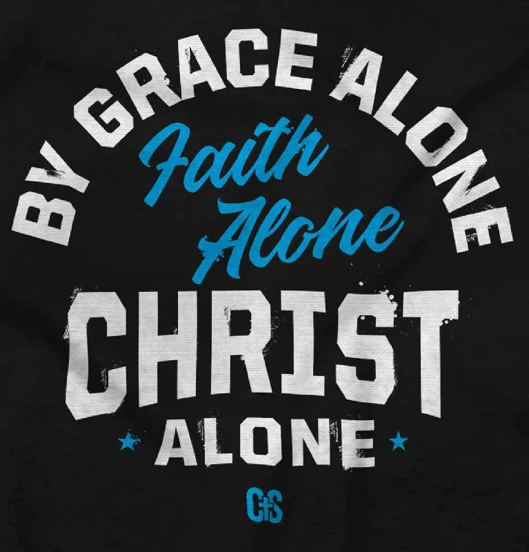 Grace Faith Christ Alone Ladies T Shirt