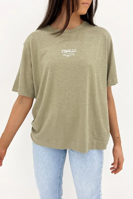 High Standards Hemp Box Tee Aloe