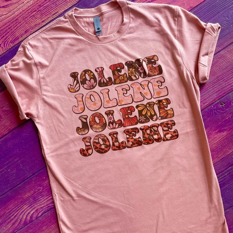 Online Exclusive | Retro Jolene Graphic Tee in Desert Rose Pink