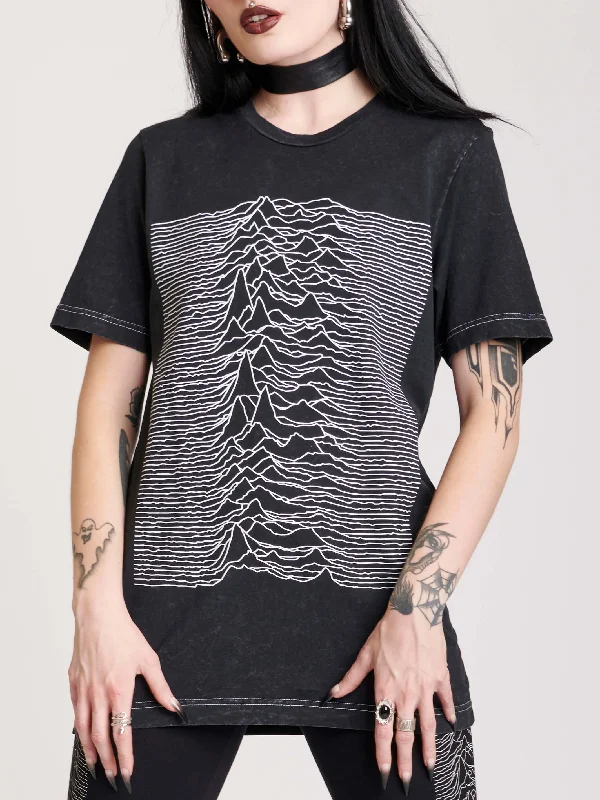 Mineral Washed Unknown Pleasures T-shirt