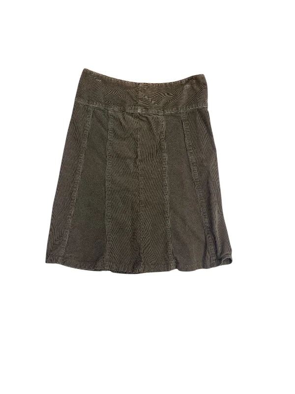 Skirt Midi By Benetton In Brown, Size: S