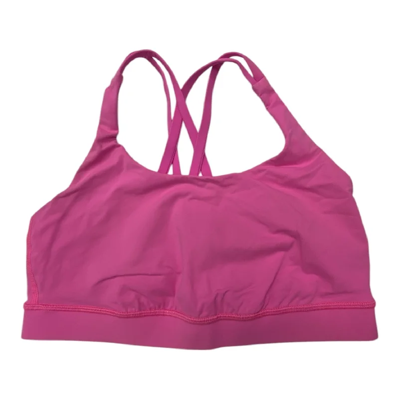 Athletic Bra By Lululemon In Pink, Size: 8