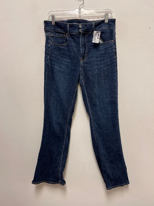 Jeans Boot Cut By American Eagle In Blue Denim, Size: 12