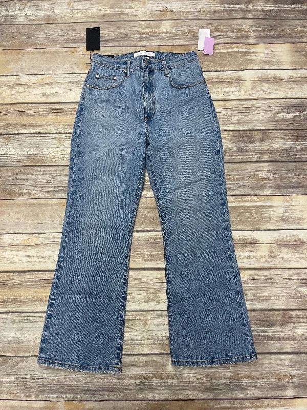 Jeans Cropped By Cmc In Blue Denim, Size: 12