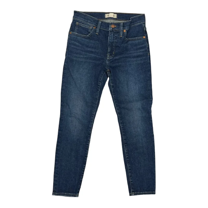 Jeans Skinny By Madewell In Blue Denim, Size:4