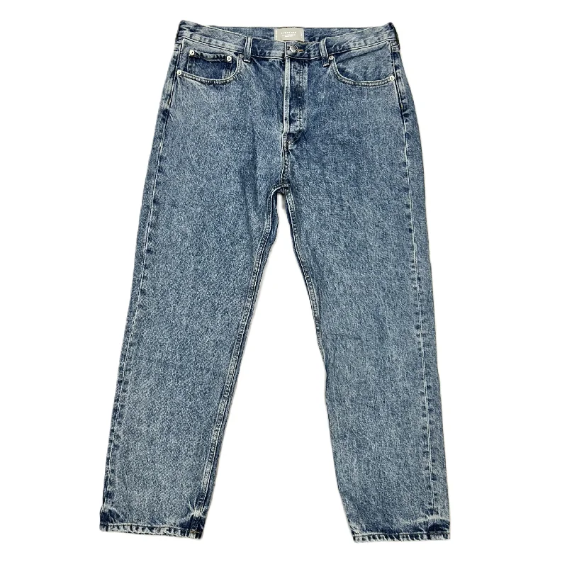 Jeans Straight By Everlane In Blue Denim, Size: 10