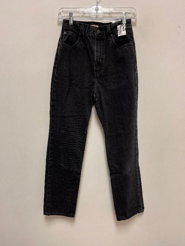 Jeans Straight By Levis In Black, Size: 2