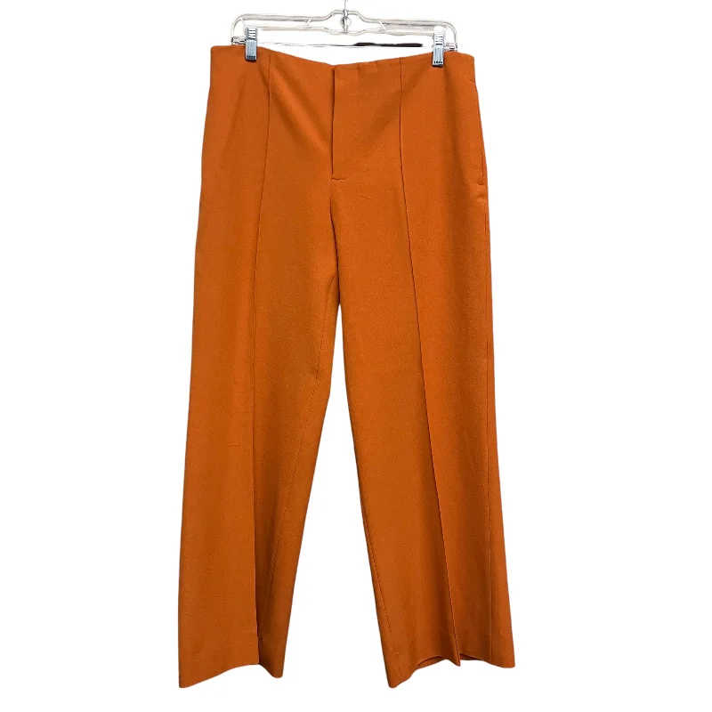 Pants Dress By Zara In Orange, Size:12