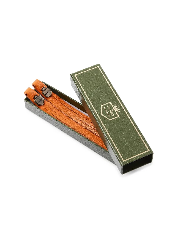 Boot Tassels -  Orange Fonce