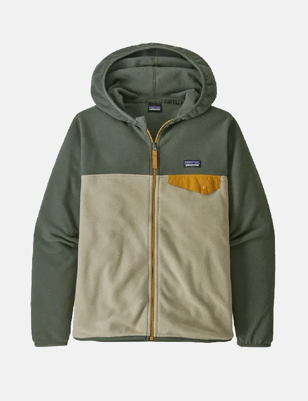 Patagonia Boys Micro D Snap-T Fleece Jacket - El Cap Khaki