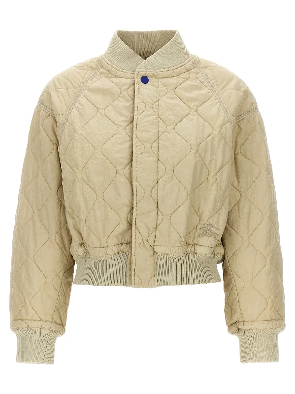 Quilted Bomber Jacket