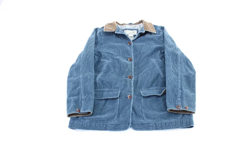 Women's L.L. Blue Corduroy Coat