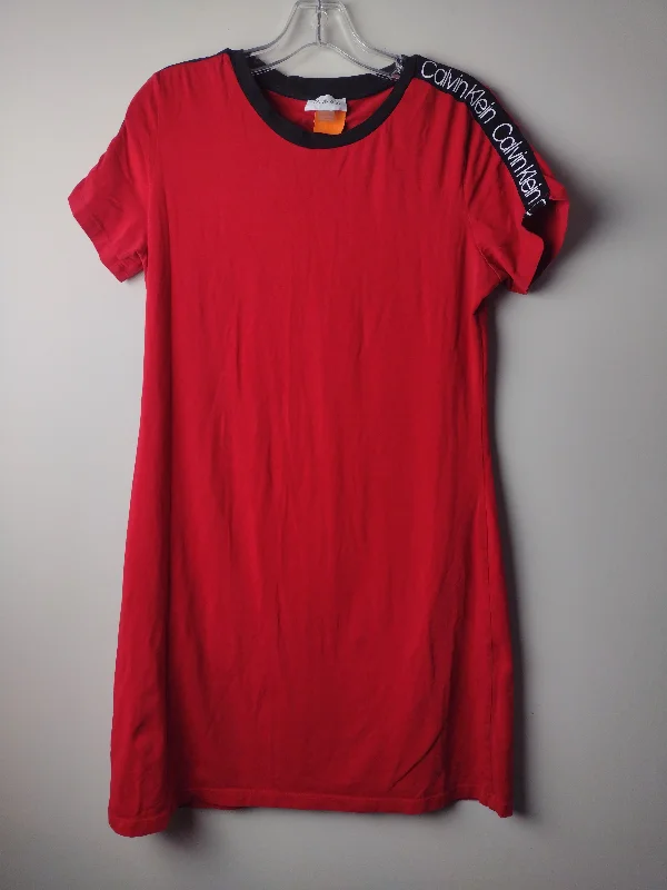 Dress Casual Midi By Calvin Klein  Size: M