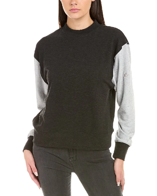 Calme by Johnny Was Mock-Neck Cozy Sweatshirt