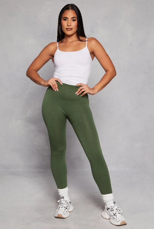 Fleece Lined High Waist Leggings