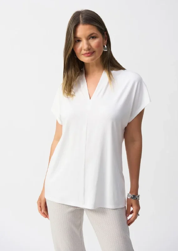 Joseph Ribkoff - Jersey Short Sleeve Straight Top