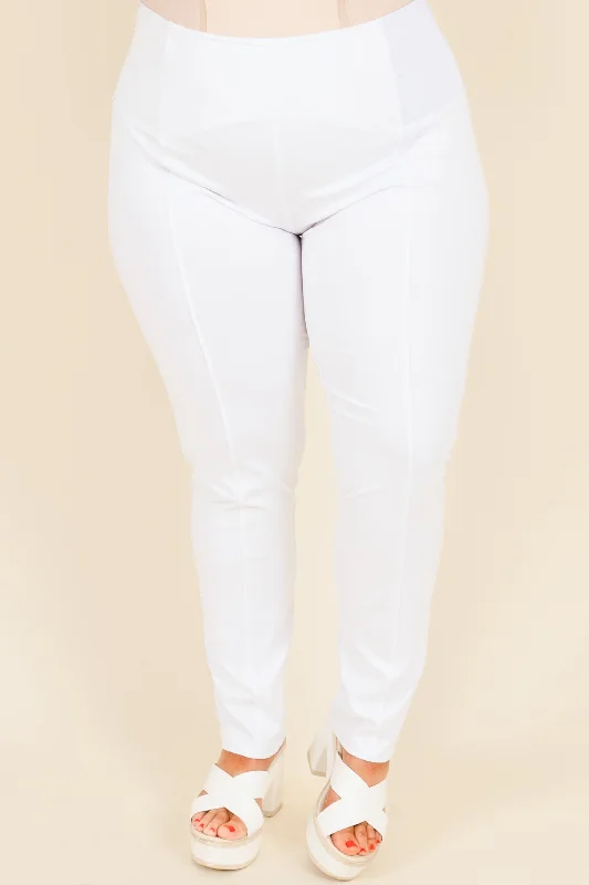 Never Doubted You Leggings, White