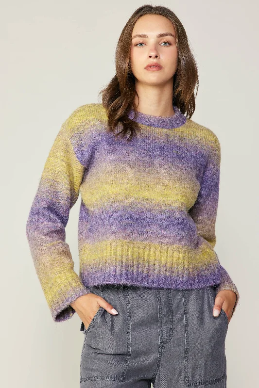 Gradient Sweater Top