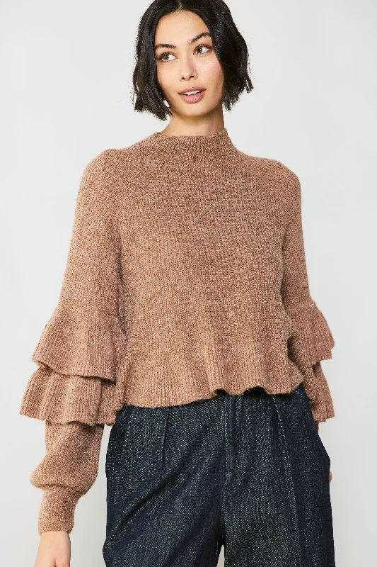 Tiered Sleeve Sweater