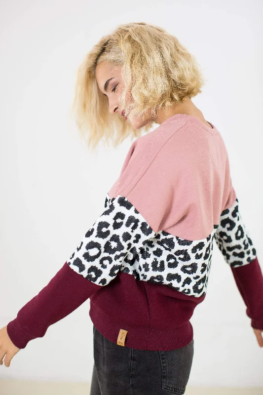 Sweater Mia Rose Leo Burgundy